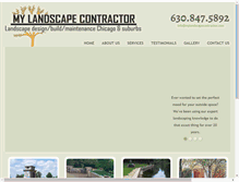 Tablet Screenshot of mylandscapecontractor.com